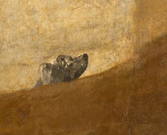 Perro semihundido - Goya - 1280 × 694 Perro semihundido - Goya